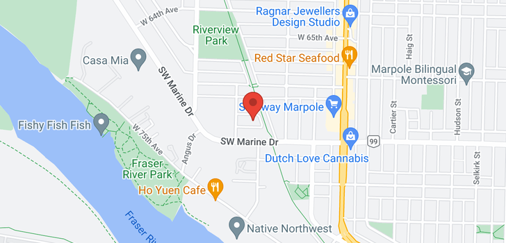 map of 1656 W 69TH AVENUE